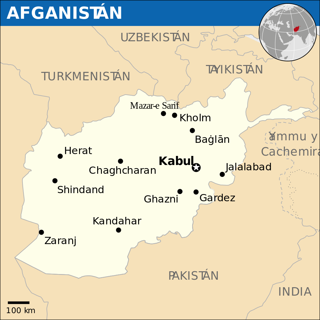 Karte Afghanistans